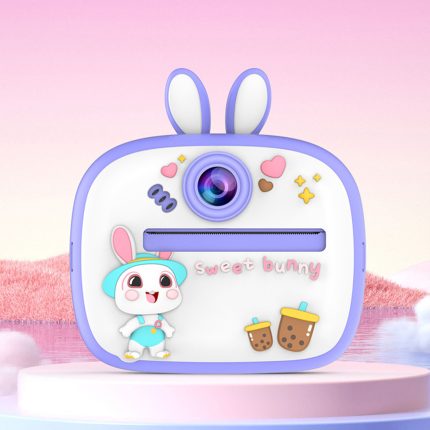 JAJA Digital Camera for Kids – Thermal Instant Photo & Video Camera - Purple Color