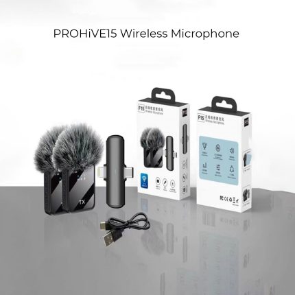 Wireless Lavalier Microphone with Charging Case - PRO15